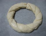 HMdeお正月しめ飾りリースパン◆◇作り方4写真