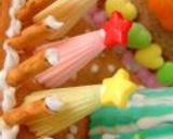 .。.:*・゜゜・*:.。. .。.:*・お菓子の家☆カラフルバージョン.。.:*・゜゜・*:.。. .。.:*・作り方24写真