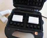 普通のワッフルメーカーで★餅ワッフル雑煮作り方1写真