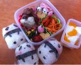*キャラ弁 *パンダおにぎり**作り方4写真