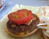 100％ビーフのタルタルチーズバーガー作り方9写真