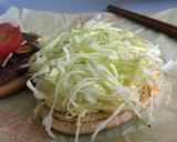 100％ビーフのタルタルチーズバーガー作り方10写真