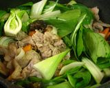 ■豚肉と青梗菜のオイスターあんかけご飯■作り方4写真