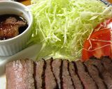 ローストビーフ　林檎と赤ワインのソース作り方5写真