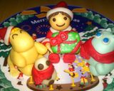 ムーミンのクリスマスケーキ作り方5写真