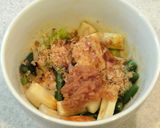 *にんにくの芽とちくわの梅味噌山葵和え*作り方3写真