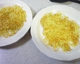ホタテと海老とボカドのクリーム焼きそば作り方4写真