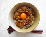 激辛ひき肉丼作り方7写真