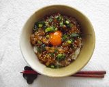 激辛ひき肉丼作り方8写真