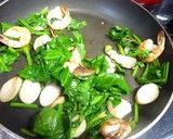 ホタテと海老とボカドのクリーム焼きそば作り方8写真