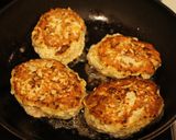 鶏と豆腐のヘルシー☆和風ハンバーグ作り方4写真