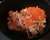 こうや豆腐入りツナそぼろ作り方2写真