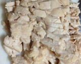 蒸し鶏とほうれん草作り方2写真