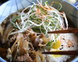 【牛と牛蒡の山かけ蕎麦】年越し蕎麦にも作り方14写真