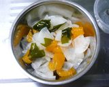 ❦ 大根・わかめ・みかんの酢の物 ❦作り方5写真