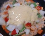 おせちの合間にパスタソースのエビグラタン作り方3写真