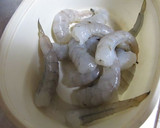 白菜とエビのとろっと炒め作り方1写真