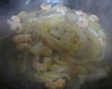 白菜とエビのとろっと炒め作り方4写真