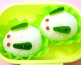ゆきうさぎ♡お正月＊簡単キャラ弁♪作り方4写真