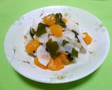 ❦ 大根・わかめ・みかんの酢の物 ❦作り方6写真
