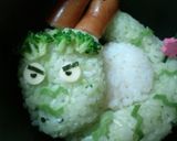 ２０１２年辰年の竜キャラ弁。作り方8写真
