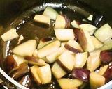 くたくた茄子のピリ辛味噌汁作り方3写真