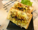 牛蒡×鰹節の和風カレートースト作り方4写真