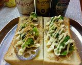 蓮根×鰹節＆クレソル×カレートースト作り方5写真