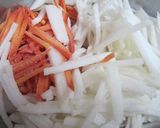 ☆ごまたっぷり☆子供もパクパク!なます☆作り方1写真