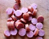 簡単！ウィンナーとほうれん草の卵炒め作り方2写真