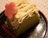 ◆栗入り*抹茶しふぉん◆作り方14写真