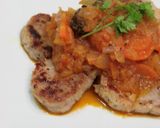 柔らか～☆豚ヒレ肉の具沢山トマトソース作り方7写真