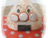 キャラ弁＊おにぎりdeあんぱんまんトリオ作り方6写真