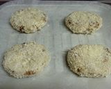 甘辛牛肉入り里芋の焼きコロッケ作り方5写真