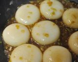お餅、小松菜のホクホク煮作り方4写真