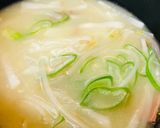 削り節味噌汁●細切り大根＆もやし作り方2写真