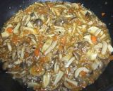 焼肉のたれを使って　マーボーきのこ作り方10写真