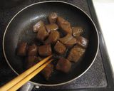 こんにゃくの甘辛煮(雷こんにゃく）作り方4写真