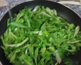 セロリ炒め(青菜炒め青梗菜＊小松菜)作り方5写真