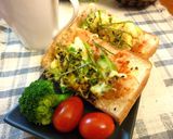アボカド×キムチ×鰹節のカレートースト作り方5写真