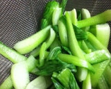 ☆青梗菜と牛肉のネギたっぷり炒め☆作り方3写真
