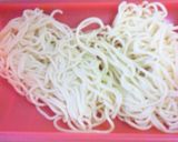 ルクエで☆簡単一人焼きそば作り方1写真