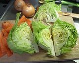 圧力鍋でキャベツ丸ごとポテ（塩豚ポトフ）作り方4写真