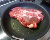 牛ロース~ブロックカットステーキ作り方3写真