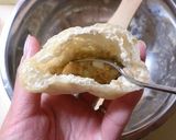 簡単おつまみ 油揚げのネギ味噌焼き♪作り方3写真