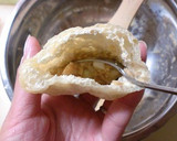簡単おつまみ　油揚げのネギ味噌焼き♪作り方3写真