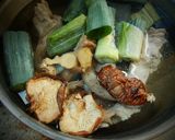 黄金！北海道のお雑煮（鶏がらだし取り方）作り方4写真