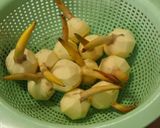 【おせち】くわいの煮物作り方1写真
