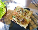 リメイク⋆ポテサラ+鰹節の和トースト作り方4写真