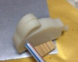かまぼこママ第一号かまぼこうさぎ飾りきり作り方5写真
